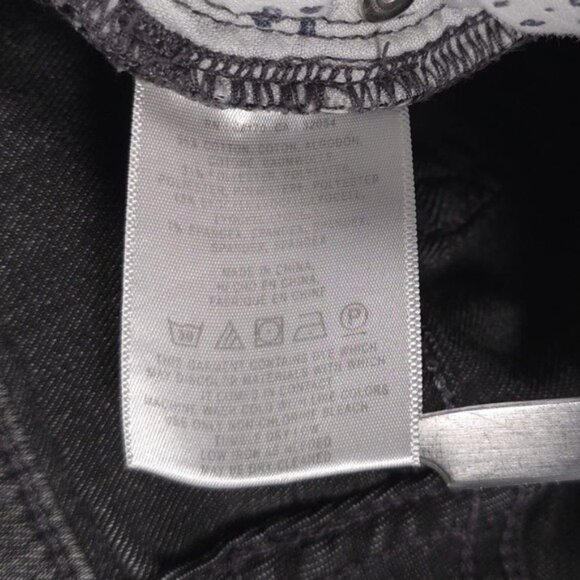 ANTHROPOLOGIE PILCRO Women’s Mid Rise Jeans Black Skinny No Size Tag 27 - Picture 12 of 12